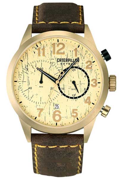 بهترین ساعت کاترپیلار طلایی رنگ