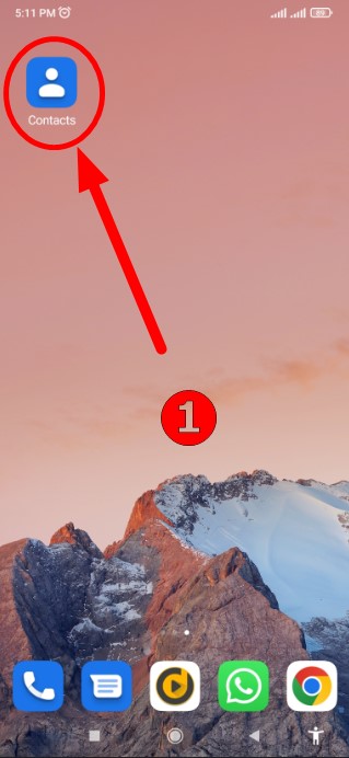بکاپ گرفتن از مخاطبین با موبایل عکس 1